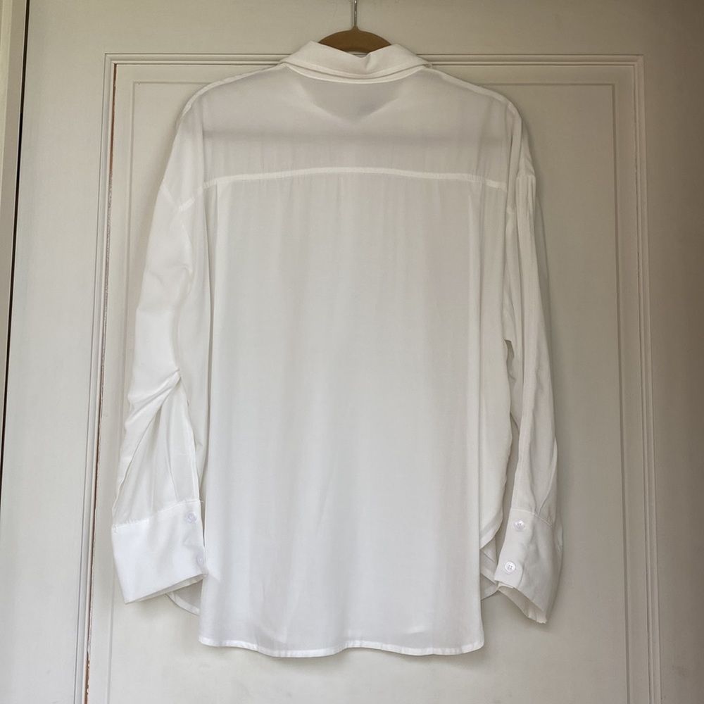NEW With Tag Tunic Length Button Front Shirt - Picture 6 of 6